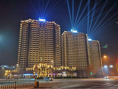 威海市(shi)華(hua)瀚大湖公館樓體及週(zhou)邊景觀亮化工程